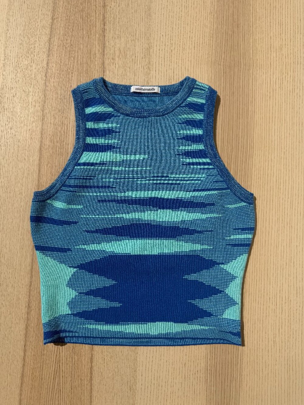 Colorful Natalie Knit Top